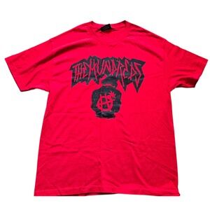 The Hundreds Graphic‎ T Shirt Red Upset Tge Setup Streetwear Sz L